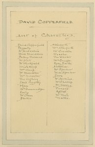 Liste des personnages, vers les années 1920 - Joseph Clayton Clarke